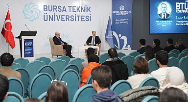 'BTÜ Konuşmaları'nın konuğu Rektör Şimşek oldu