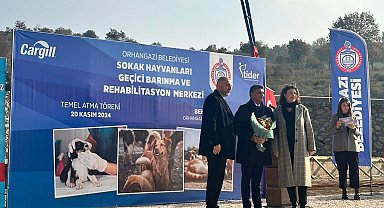Bursa Orhangazi'de 'Sokak Hayvanları Rehabilitasyonu' için temel atıldı