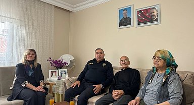 Edirne Keşan Emniyet Müdürü'nden şehit ailelerine ziyaret