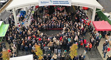 İstanbul'da Barış Mahallesi pazar alanına kavuştu