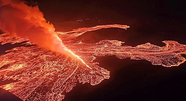 İzlanda'da korkutan manzara