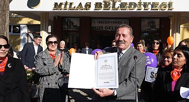 Muğla Milas'tan şiddete karşı 'tutum' belgesi