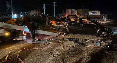 Osmaniye'de feci kaza!