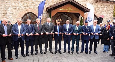 Tarihi Bursa Yenişehir Hamamı'na coşkulu açılış