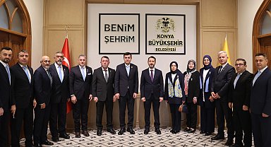 Türkiye Harp Malulü Gaziler Şehit ve Dul Yetimleri'nde Konya'ya ziyaret