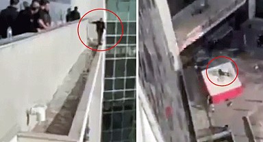 13. kattan kendini boşluğa bıraktı