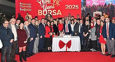 Bursa Büyükşehir ailesi yeni yılı birlikte kutladı
