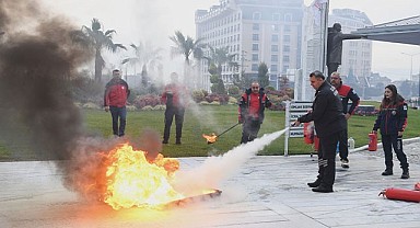 Osmangazi’de başarılı deprem ve yangın tatbikatı