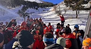 Palandöken'de Çığ Düştü !