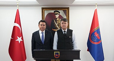 Başkan Aydın’dan Tuğgeneral Tataroğlu’na hayırlı olsun ziyareti