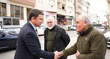Başkan Aydın esnaf ve vatandaşlarla buluştu