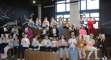 Nilüferli çocukların keyifli kütüphane buluşması