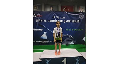 Osmangazili genç badmintoncudan gururlandıran başarı