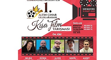 1. Altın Çınar Uluslararası Kısa Film Yarışması başvuruları başladı