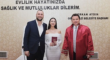 Başkan Aydın, 14 Şubat Sevgililer Günü’nde nikah kıydı