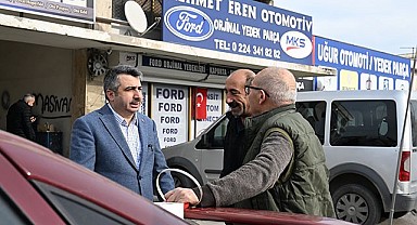 Başkan Yılmaz Otosansit Esnafıyla Buluştu