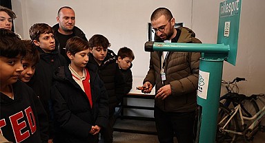 Bisiklet meraklısı öğrenciler Bisikletevi’nde buluştu