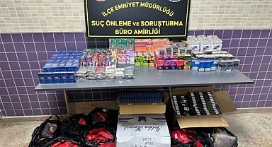 Bursa'da kaçak sigara operasyonu