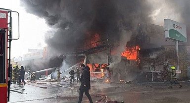 Bursa'da Yağ Deposu Alev Alev Yandı!