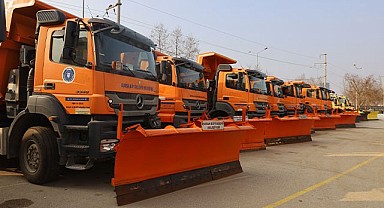 Büyükşehir karla mücadeleye hazır
