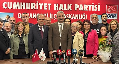 Osmangazi CHP İlçe Başkanlığında Devir Teslim Töreni Gerçekleşti