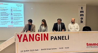 TMMOB’dan Ortak Yangın Paneli!