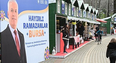 Atıcılar'da 1500 kişilik iftar sofrası