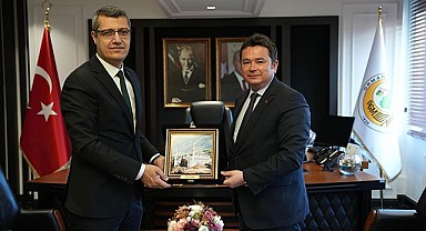 Başkan Aydın’dan Orman Bölge Müdürü Şahan’a hayırlı olsun ziyareti