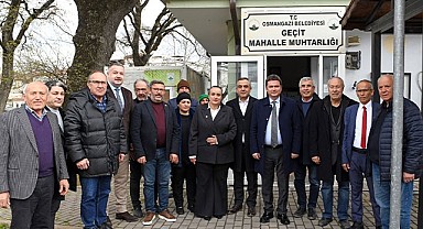 Başkan Aydın ilçeyi mahalle mahalle geziyor