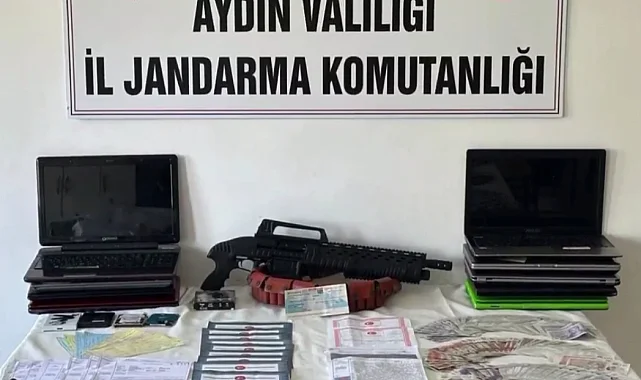 Aydın merkezli 8 ilde dolandırıcılık çetesi çökertildi