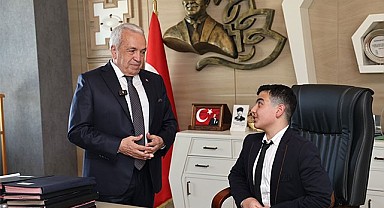 Başkan Şadi Özdemir makamını çocuklara devretti