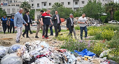 Bornova'dan Ayakkabıcılar Sitesi'nde atık temizliği seferberliği