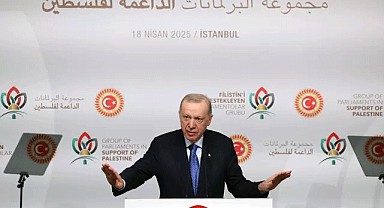 Erdoğan'ın sözleri salonu ayağa kaldırdı