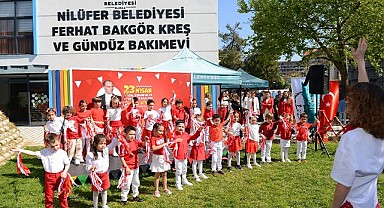 Nilüfer’in kreşlerinde 23 Nisan coşkusu