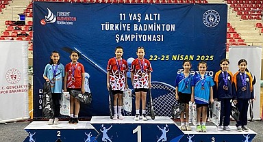 Osmangazi Belediyespor’un genç badmintoncuları göz doldurdu