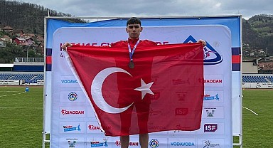 Osmangazili milli atletten dünya üçüncülüğü