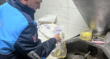 Zabıtadan merdiven altı imalathaneye baskın