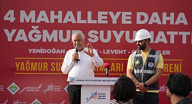 Adana Büyükşehir'den 4 mahalleye altyapı hizmeti