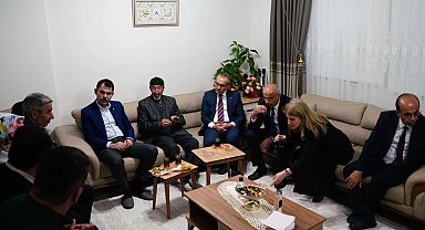 Bakan Kurum Malatya'da köy evine konuk oldu