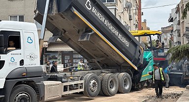 Balıkesir Büyükşehir'den Erdek'e özel mesai