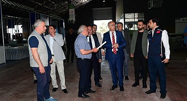Başkan Er, 7. Malatya Yapı Dekorasyon fuar alanında incelemelerde bulundu
