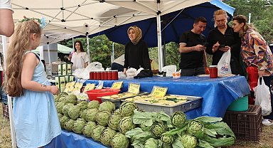 Bursa Nilüfer'de 'Hasanağa Enginar Festivali'ne yoğun ilgi