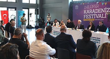 Bursa Nilüfer'de Karadeniz Festivali zamanı