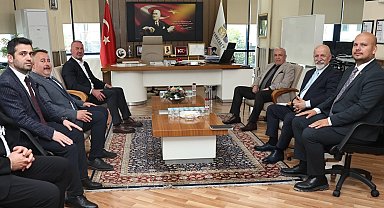 Bursa Nilüfer'den Mustafakemalpaşa ve Karacabey'e iş birliği ziyareti