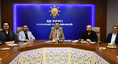 Bursa Osmangazi'de AK Parti Mahalle Başkanlarıyla buluştu