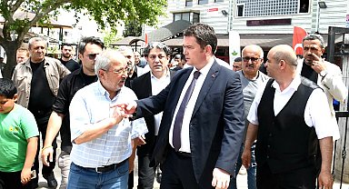 Bursa Osmangazi'de Başkan Aydın Güneştepe sakinleriyle buluştu