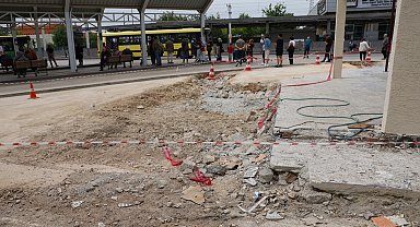 Bursa Terminali'nde altyapı çalışmaları hızlandı