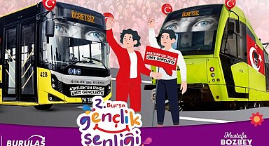 Bursa'da 19 Mayıs'ta ulaşım ücretsiz