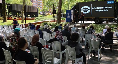 Bursa'dan mahallelerde 'halk sağlığı ve afet bilinci' eğitimi