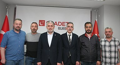 Çıraklık Mağdurları Saadeti ziyaret etti